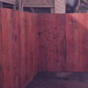 Redwood fence