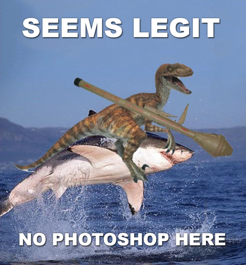 Legit Real Raptor, Definitely No Photoshop Here!